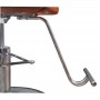 SHR Germany hairdresser chair made of high quality imitation leather height adjustable / brown / no original box