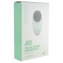 Electric facial cleansing and massage brush sea green