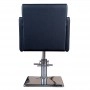 SHR Germany Height-adjustable styling chair made of high-quality black imitation leather