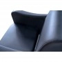 SHR Germany Height-adjustable styling chair made of high-quality black imitation leather