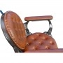 Barber chair / men's hairdressing chair in an elegant retro look