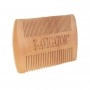 T Avigator wood beard comb