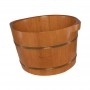 Natural cedar wood foot bath