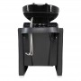 Hairdresser wash unit black with massage function