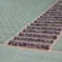 Amethyst Natural Healing Stone Mat with Infrared Heat Green/Turquoise 175 x 70 cm
