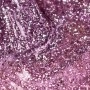 Thuya Permanent Nail Polish Gel On Off Angel Glitter / Gel Nail Polish in Pink Glitter 7 ml