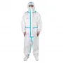 Protective suit size L white/blue