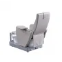 SHR Germany Pediküre Sessel in cremefarben mit integriertem Fußbad 30° verstellbar