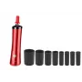 Electric eyelash glue shaker in red