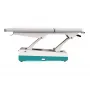 Naggura Swop S301 white / Multifunctional electric treatment table incl. blue decorative strip
