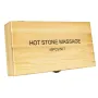 Basalt massage stones for warm stone massages wooden box 45 pcs.