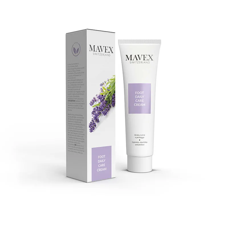 Mavex Erfrischende Fußcreme mit Eukalyptus und Lavendelöl 100 ml