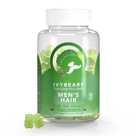 IVYBEARS® - Men's Hair / Fruchtgummi für Haargesundheit für Männer 150 g