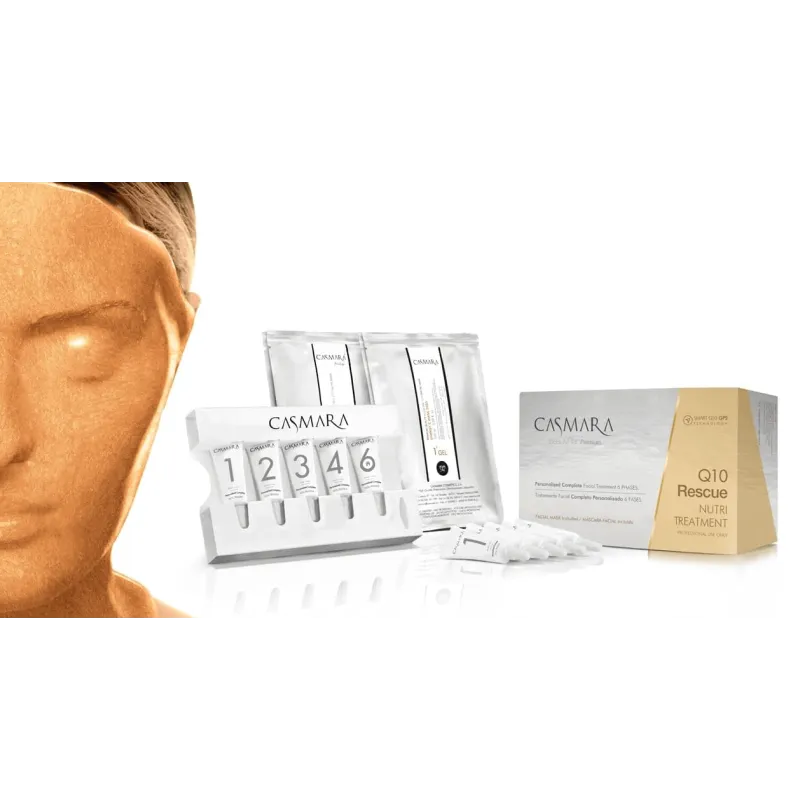 Casmara Intensive Q10 Treatment / Vitalisierende Anti-Aging Gesichtsbehandlung 2 á 6 Phasen