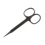 Professional Cuticle Scissors Curved, Titanium Coated, Black 9 cm