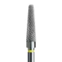 IQ Nails Hartmetall Nagelfräser-Aufsatz Kegelform 4,0 mit superfeiner Kreuzverzahnung / Carbide Drill Bit, Superfine Crosscut