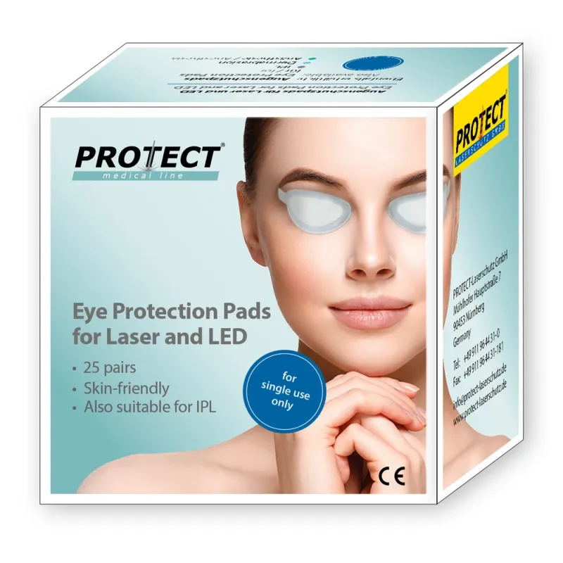 Protect-Laserschutz Augenschutzpads für Laser- und LED-Behandlungen 25 Paar