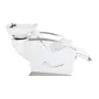 SHR Germany Hairdressing wash chair with reverse wash basin Armrests imitation leather white