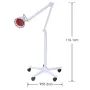 Adjustable infrared heat therapy lamp with articulated arm