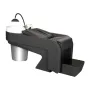 Barber Washing Table With Reverse Wash Basin Black