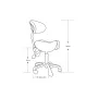 Hydraulic saddle chair