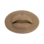 5D silicone lips brown