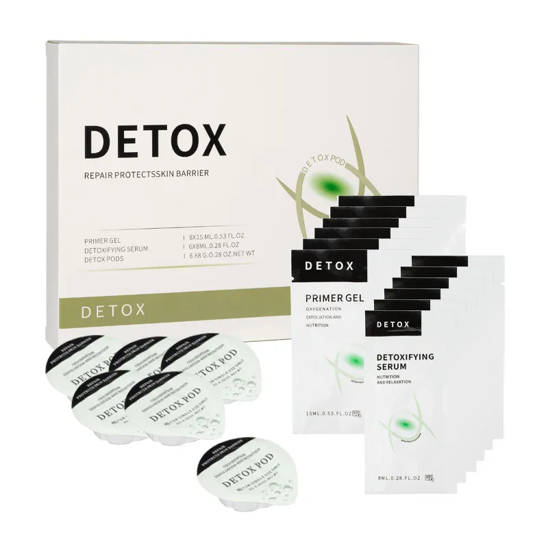 DETOX facial care set for a strong skin protection barrier 18 pcs.