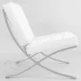 Barcelona Chair Design Weiß / Replika