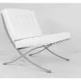 Barcelona Chair Design Weiß / Replika