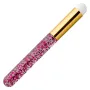 Eyelash cleaning brush glitter red