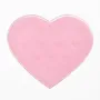 Tray for eyelash glue in heart shape pink