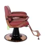 Hairdressing chair brown-gold