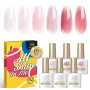 Born Pretty Pink Forever Jelly Gel Set / Gel Nail Polish Pink Forever 6x 10 ml