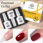 Born Pretty Nail Gel Set (Base Gel, Top Coat, Matte Top Coat) 3 x 10 ml