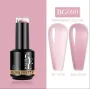 Born Pretty Jelly Nude Gel BG090 / Gel nail polish in cherry blossom pink 15 ml