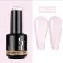 Born Pretty Jelly Nude Gel BG122 / Gel Nail Polish Blossom Pink 15 ml