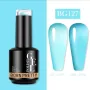 Born Pretty Jelly Nude Gel BG127 / Gel Nail Polish Summer Sky Blue 15 ml