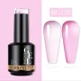 Born Pretty Jelly Nude Gel BG128 / Gel nail polish in soft pink 15 ml