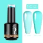 Born Pretty Jelly Nude Gel BG129/ Gel-Nagellack Aquamarinblau 15 ml