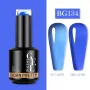 Born Pretty Jelly Nude Gel BG134 / Gel Nail Polish Sapphire Blue 15 ml