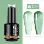 Born Pretty Jelly Nude Gel BG138 / Gel Nail Polish Mint Green 15 ml