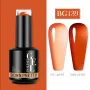 Born Pretty Jelly Nude Gel BG139 / Gel Nail Polish Dark Orange 15 ml