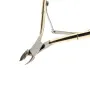 Stainless steel cuticle nippers in gold