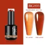 Born Pretty Jelly Nude Gel BG093 / Gel Nail Polish Orange-Red 15 ml