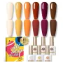 Born Pretty Elk Maple Gel Polish Set/ Gel-Nagellack Elch-Ahorn-Serie 6x 10 ml