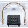 Hair washing table with steam system