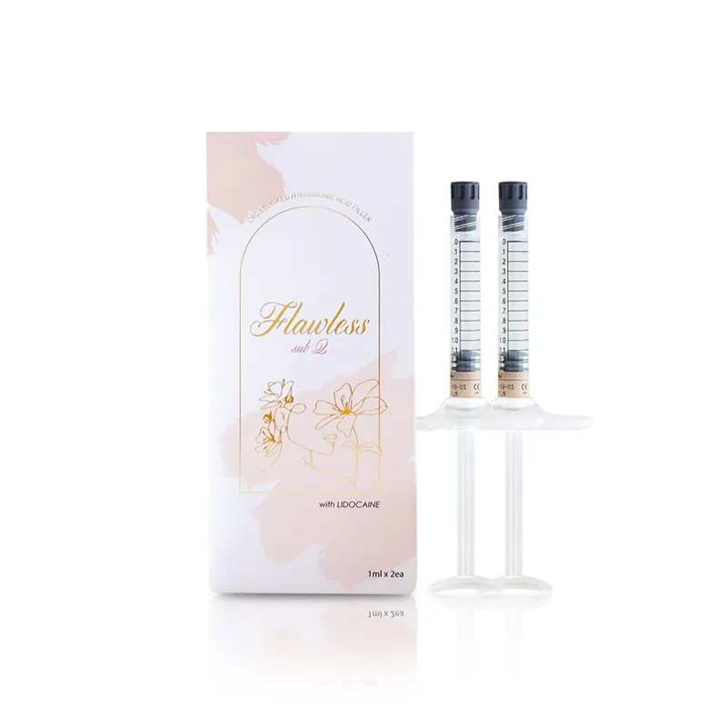 Flawless Sub-Q Hyaluron-Filler für Volumenaufbau und Konturendefinition 2 x 1 ml