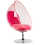 Tooth whitening ice chair made of acrylic pink