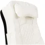 Pedicure chair with 2 motors, vibromassage, light and integrated footbath White