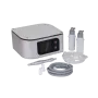 Beauty device with vacuum pump for facial cleansing